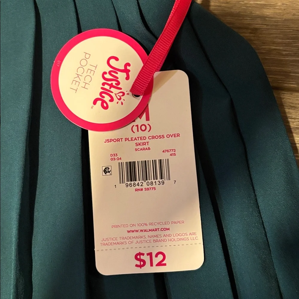 Justice Pleated Skort Size Medium (10)